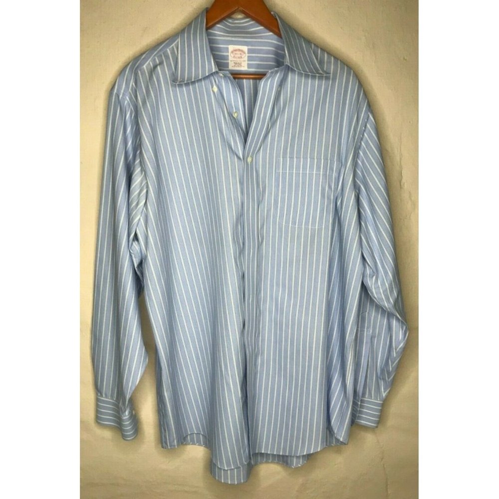 Brooks Brothers Dress Shirt Men's size 16 1/2 - 35